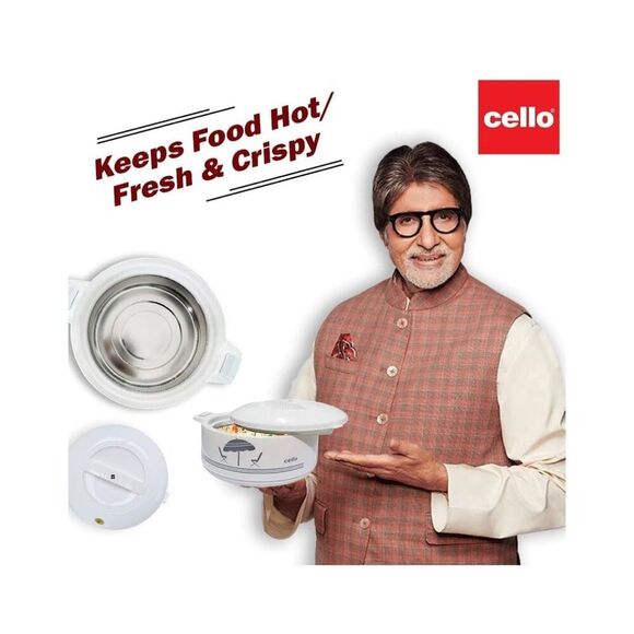 NEW 1500 Deluxe Insulated Hot-Pot Casserole Warmer & Cooler 1250 ml - Picture 4 of 7